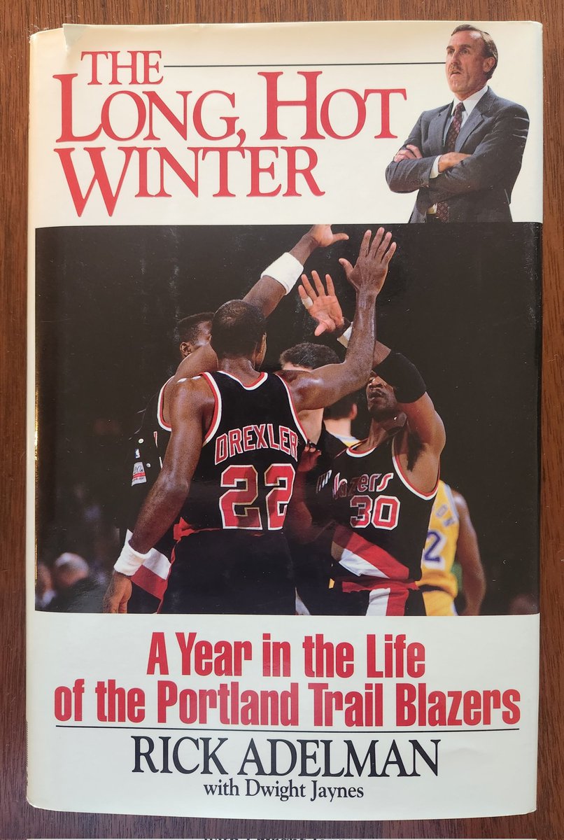 blazercollector's tweet photo. Let's give away this copy of "The Long, Hot Winter" by Rick Adelman &amp; @dwightjaynes !

If you're a fan of those early 90's teams (and who isn't?), you'll get an in-depth look at that disappointing 1990-91 season!

Just like &amp; retweet, we'll pick a winner Sunday at 8 pm

#RipCity https://t.co/9TDmjRixFc