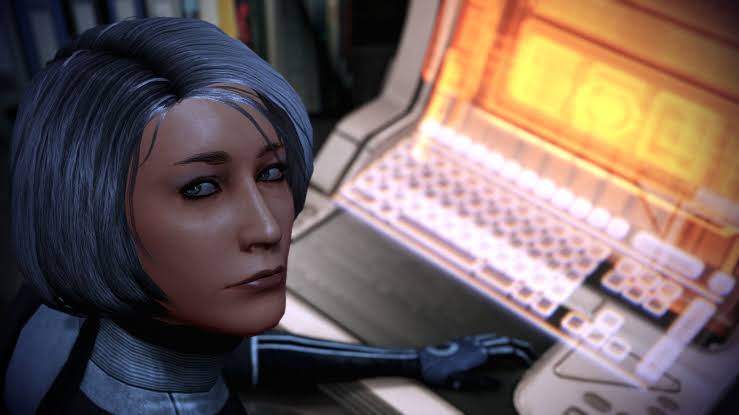 DctrChocolates's tweet photo. Joker likes to claim he "flies" the Normandy. But, if not for me, he wouldn't be awake enough to "fly" himself to the bridge, since I have to keep reminding him to take his medication. 
I guess it's time to start calling me Flight Lt. Chakwas, the TRUE pilot of the Normandy. https://t.co/YU9KEYTUok
