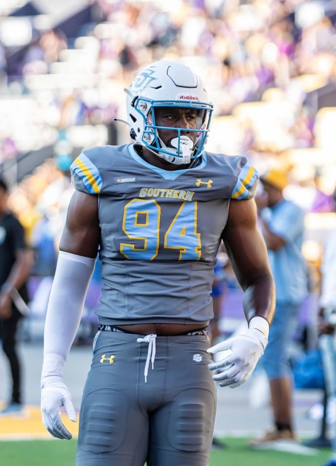 Southern University DE Camron Peterson signed with the Baltimore Ravens, UDFA