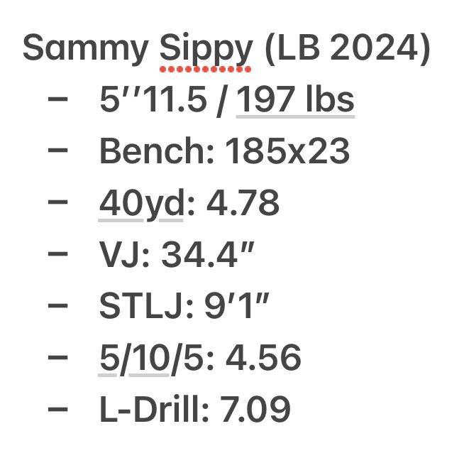 I’d say <a href="/WestoshaFBall/">Falcon Football</a> is pretty set at linebacker next season 👀 💪 (WFCA combine numbers) #ETSFam <a href="/keatonenright/">Keaton Enright</a> <a href="/sammy_sippy/">Sammy sippy</a> <a href="/Landon_58backer/">Landon Taylor</a>
