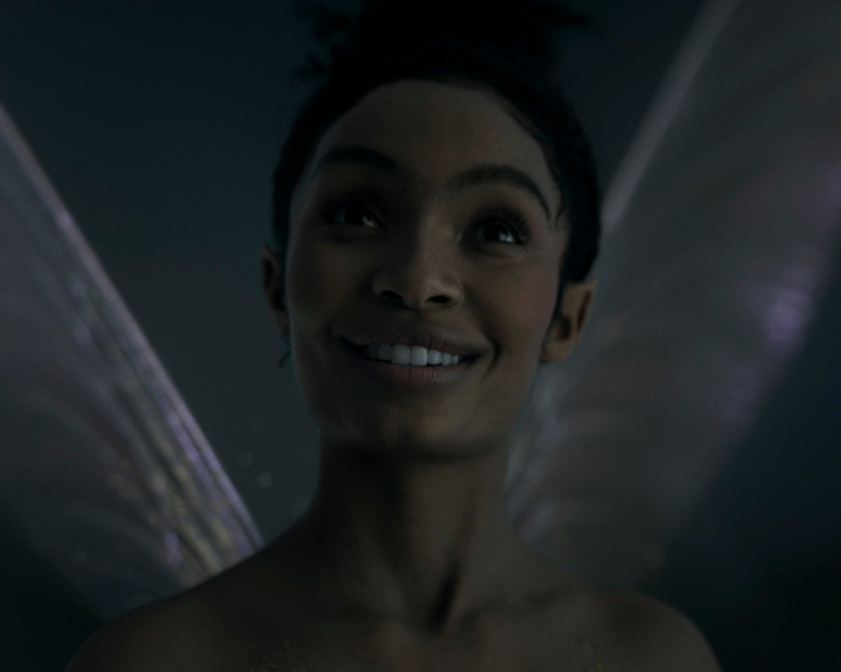Disney's tweet photo. Here's to you, Tinker Bell! 🧚

See Yara Shahidi and the cast of #PeterPanAndWendy, and stream the film now on @DisneyPlus. https://t.co/6ZF2aIlGcN