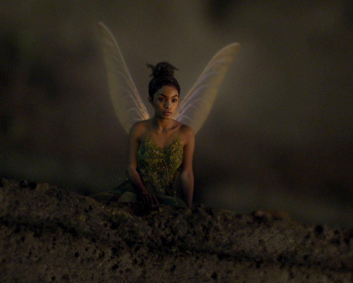 Disney's tweet photo. Here's to you, Tinker Bell! 🧚

See Yara Shahidi and the cast of #PeterPanAndWendy, and stream the film now on @DisneyPlus. https://t.co/6ZF2aIlGcN