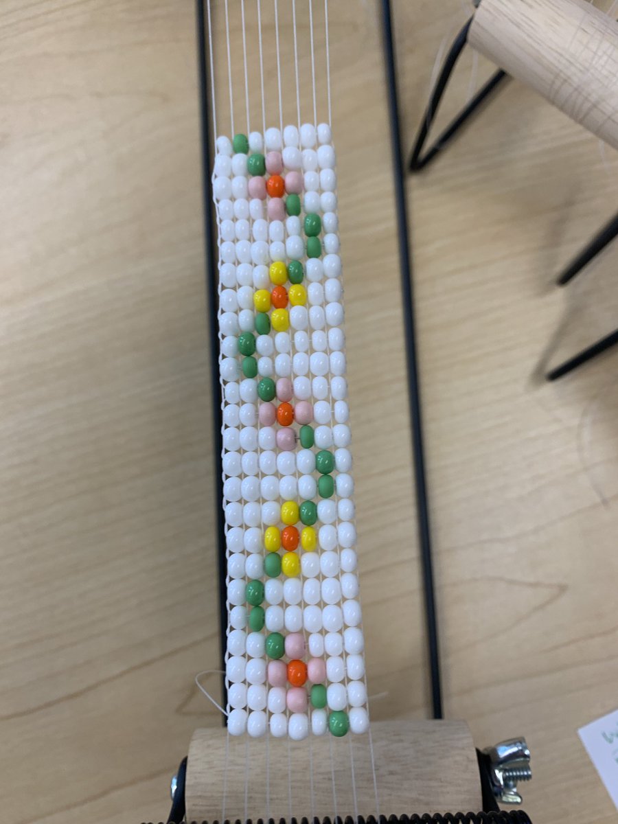 MikeFitz157's tweet image. Honoured to present with @BonnieSears20 Jennifer Parkinson and Liam Sears at the #IKMath2023 conference learning the principles of Métis design, loom beading and algebraic reasoning