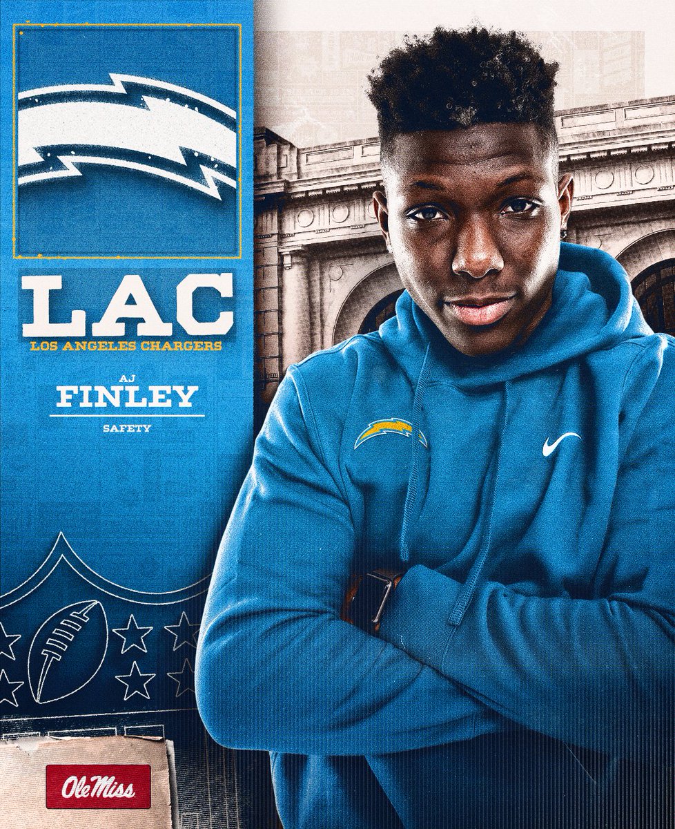OleMissFB's tweet photo. AJ Finley to the @Chargers ✍️

@AJFinley1 | #ProMindset https://t.co/B8B7zWbbIk