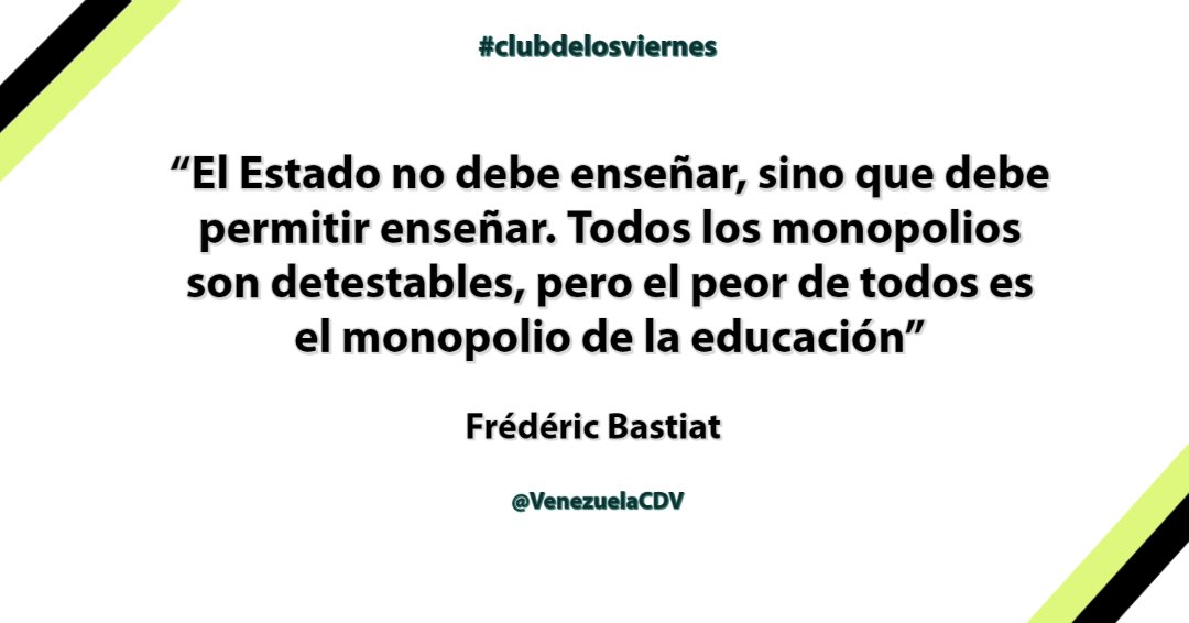 VenezuelaCdv's tweet photo. Sobre el Estado y sus monopolios.

#clubdelosviernes #venezuelaCDV https://t.co/bOW5vtOysm