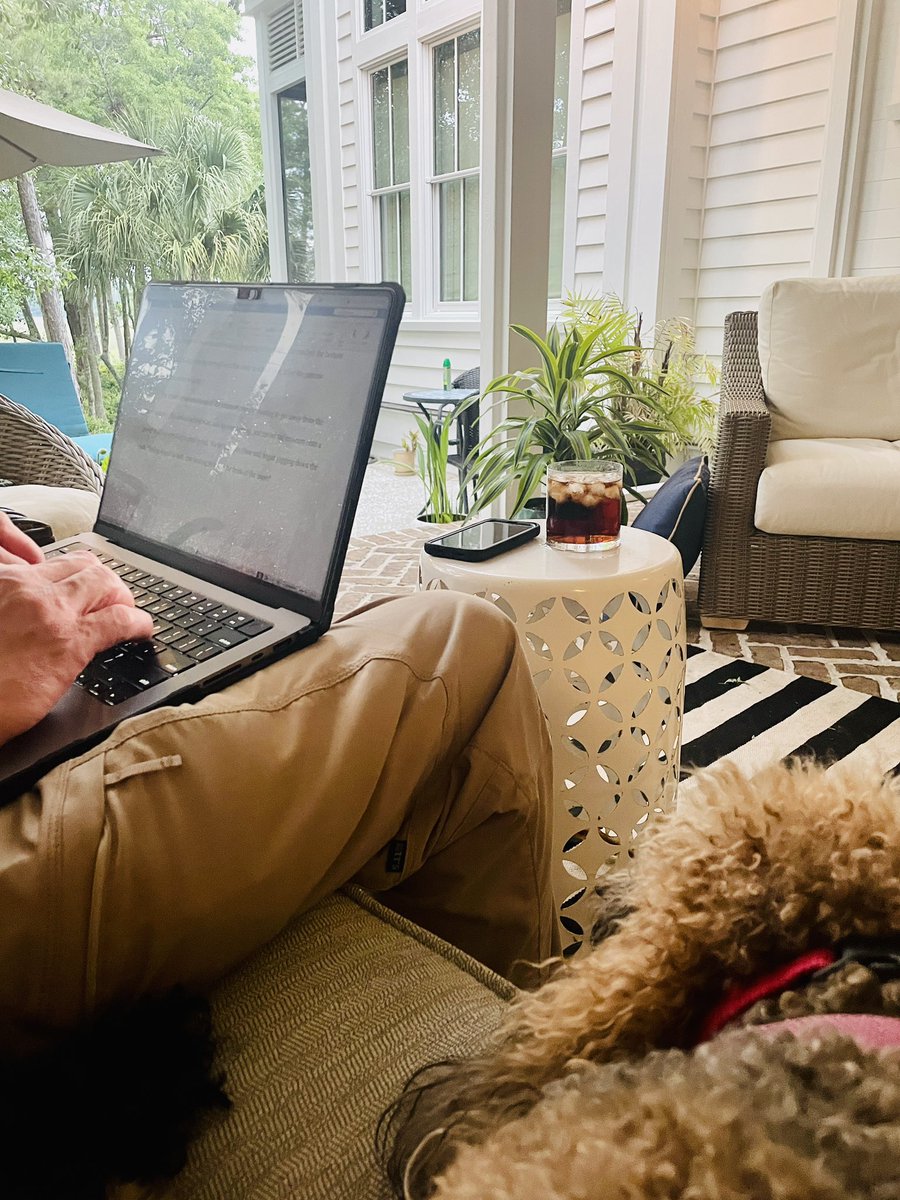 BradTaylorBooks's tweet photo. Typical spring Saturday night at the Taylor house. Next book is inbound… —DCOE 

#writinglife #writingwidow #notcomplaining #lifeisgood https://t.co/Eq47nFiIss