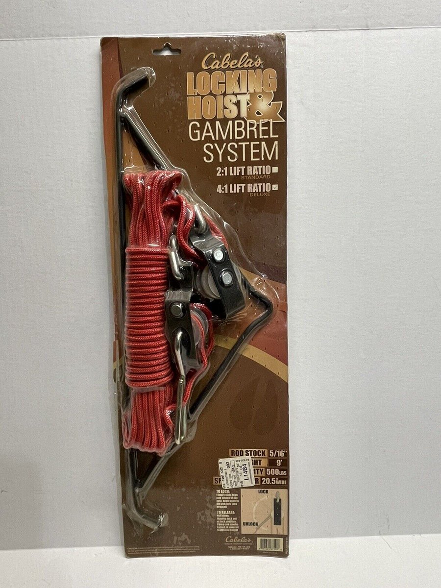 HarlandCoStore's tweet photo. #HarlandCoStore

Cabela's Locking Hoist &amp; Gambrel System 4:1 Lift Ratio Deluxe

https://t.co/v1Y4z3gLfp https://t.co/H3vXpmlCMX
