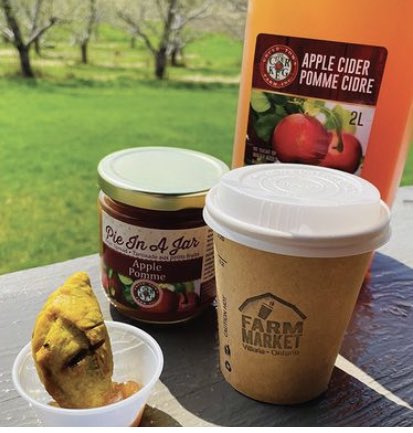 Sip into #Spring with our Jamaican Patties & #applecider at Cider Keg #FarmMarket one of 18 stops on @toastthecoastca trail Apr 28-30, May 5-7, 12-14 - get your passport here! #localfood #NorfolkCounty #tourism #travel #staycation @VittoriaOnt @OntSouthwest @OntarioCulinary