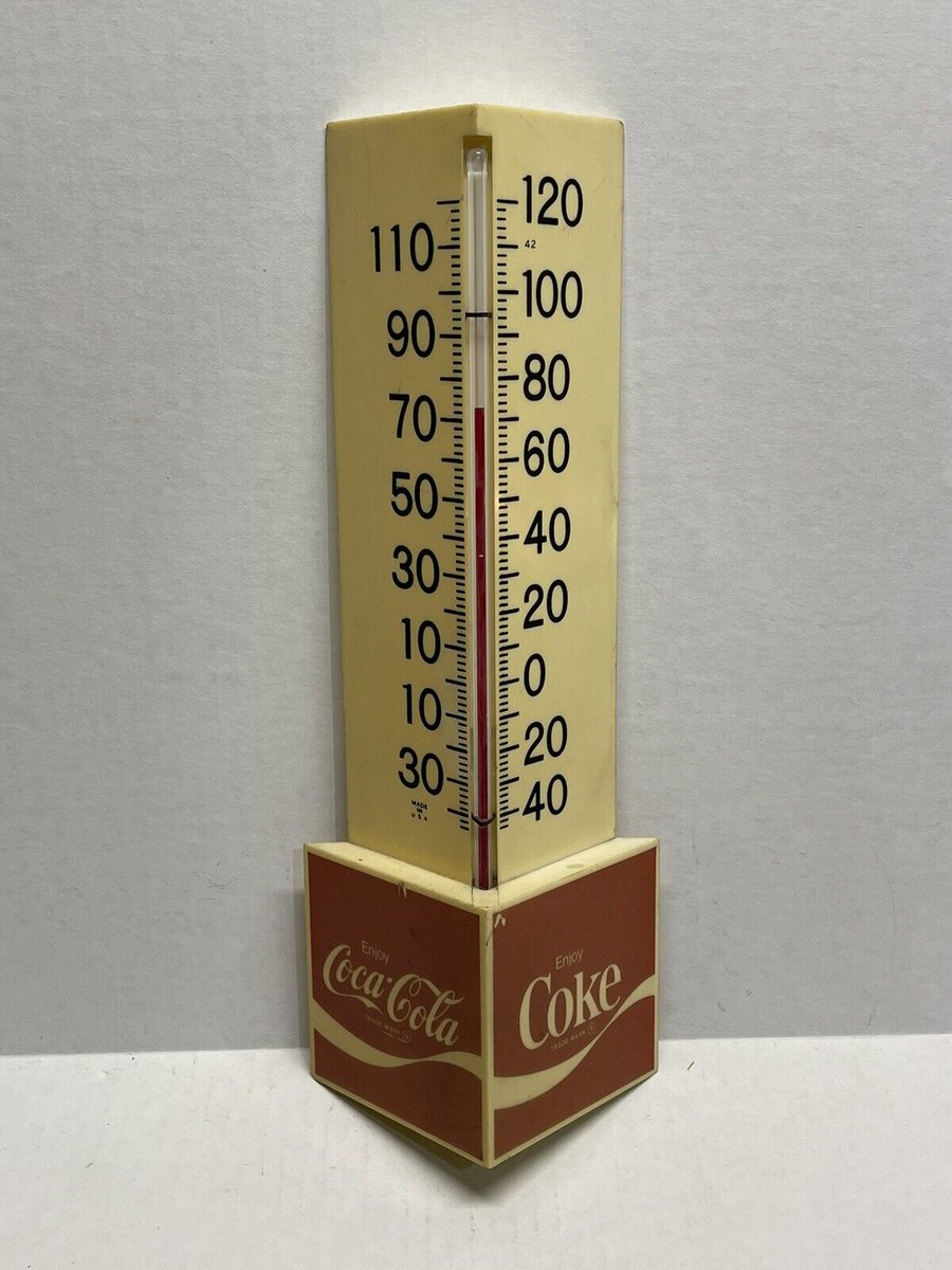 HarlandCoStore's tweet photo. #HarlandCoStore

Vintage Enjoy Coke Coca-Cola Advertising Plastic Triangle Thermometer

https://t.co/jvmImU1pI3 https://t.co/izRXTs9aju