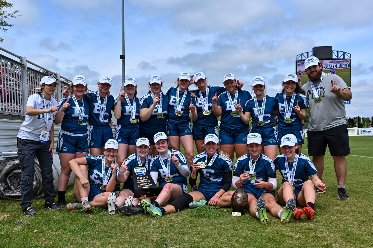 ECGulls's tweet photo. 🏆 NATIONAL CHAMPS! 🏆

Congrats to @EndicottWRUG on winning the NCR Small College 7s National Championship

The Gulls also complete the 2022-23 NCR national championship sweep as Endicott won the 15s national title earlier this fall

📸 - @craigchasephoto https://t.co/3XY71QJV3Y