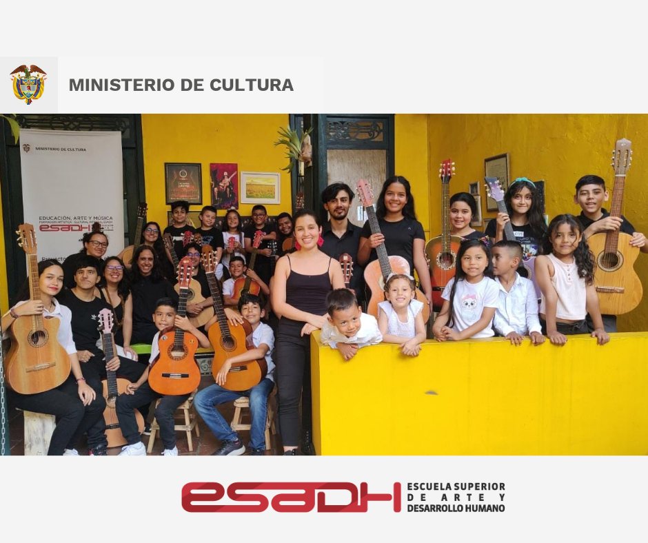 Esadh_col's tweet photo. En la #ESADH formamos la nuevas generaciones de artistas integrales con el apoyo de entidades como @mincultura a través del Programa Nacional de Concertación Cultural 2023 https://t.co/z8i1U9MLEe