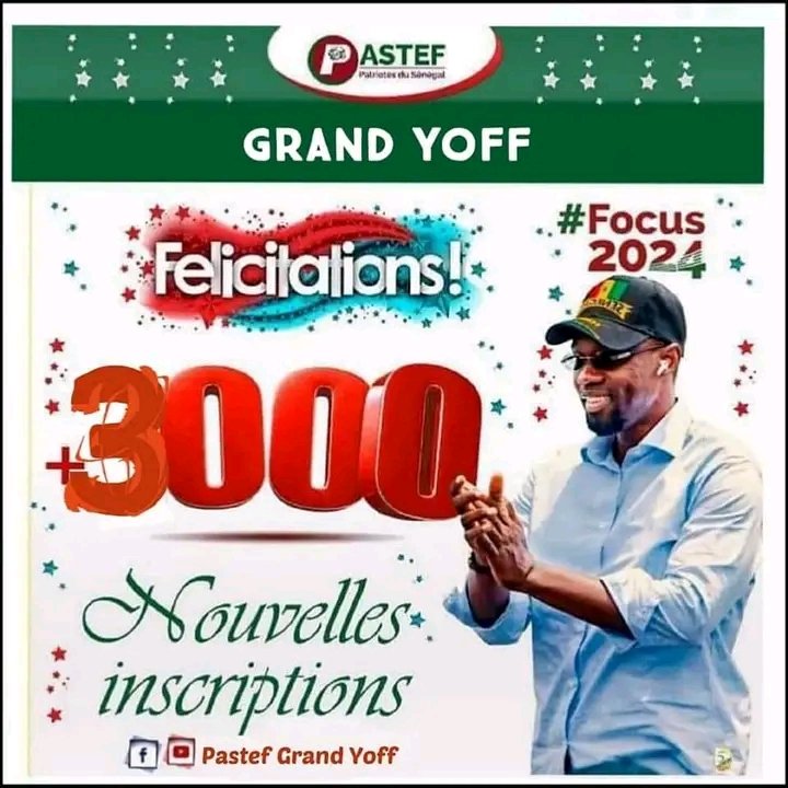 DameTague1's tweet photo. Coordo Alioune Badara Mboup equipe wer ndombo résultats yiii ak effort sur terrain yiii migui fegn dé
En attendant les autres atteindre seni objectifs 😍😍🇸🇳✌️
Ayyy ku meun na deff
#FreeABM https://t.co/kz5eC8tesx