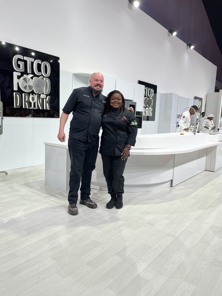SeasonsofLouisi's tweet photo. Day 2 GTCO Food and Drink Festival 
#GTCOfooddrink #GTCOfoodanddrinkfestival #SeasonsOfLouisiana Chef Issac and Chef Tasha!! @gtbank_help https://t.co/FdDGLoppBD