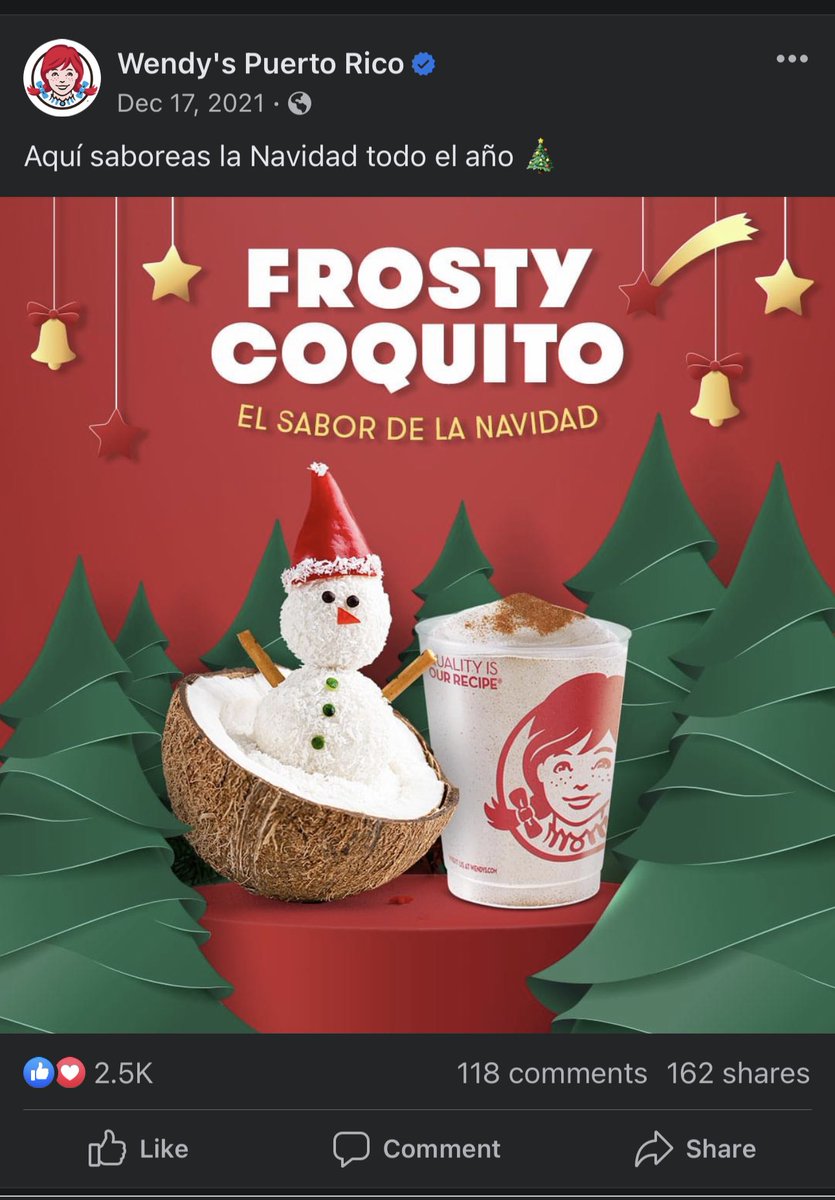 kekivelez's tweet photo. @Wendys what is the necessary sacrifice for this to be added to the frosty rotation nationwide? https://t.co/5JNiRFoUc5