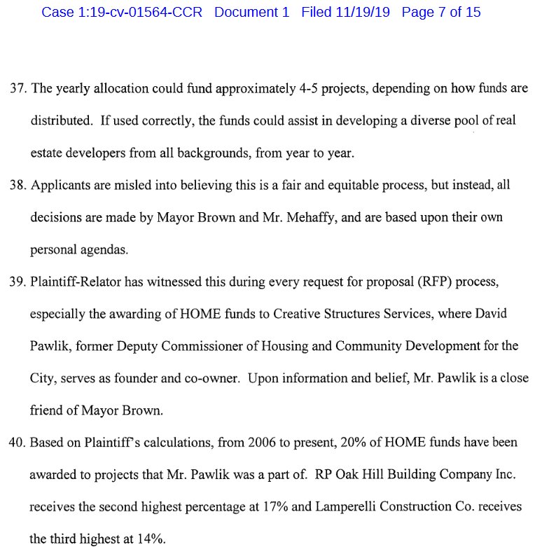 TwiterinMachine's tweet photo. A case filed after the 2019 FBI/HUD raid of Buffalo City Hall has been unsealed. It alleges illegal use of federal antipoverty funds, bid rigging by Mayor Brown &amp; the Buffalo Urban Renewal Agency, &amp; retaliation against the whistleblower, former BURA Executive Director Nona Watson https://t.co/6fXPZhoKWt