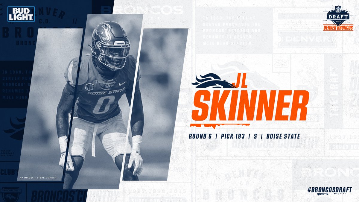 We got ourselves a Bronco. Welcome to #BroncosCountry, @JlJlskinner!