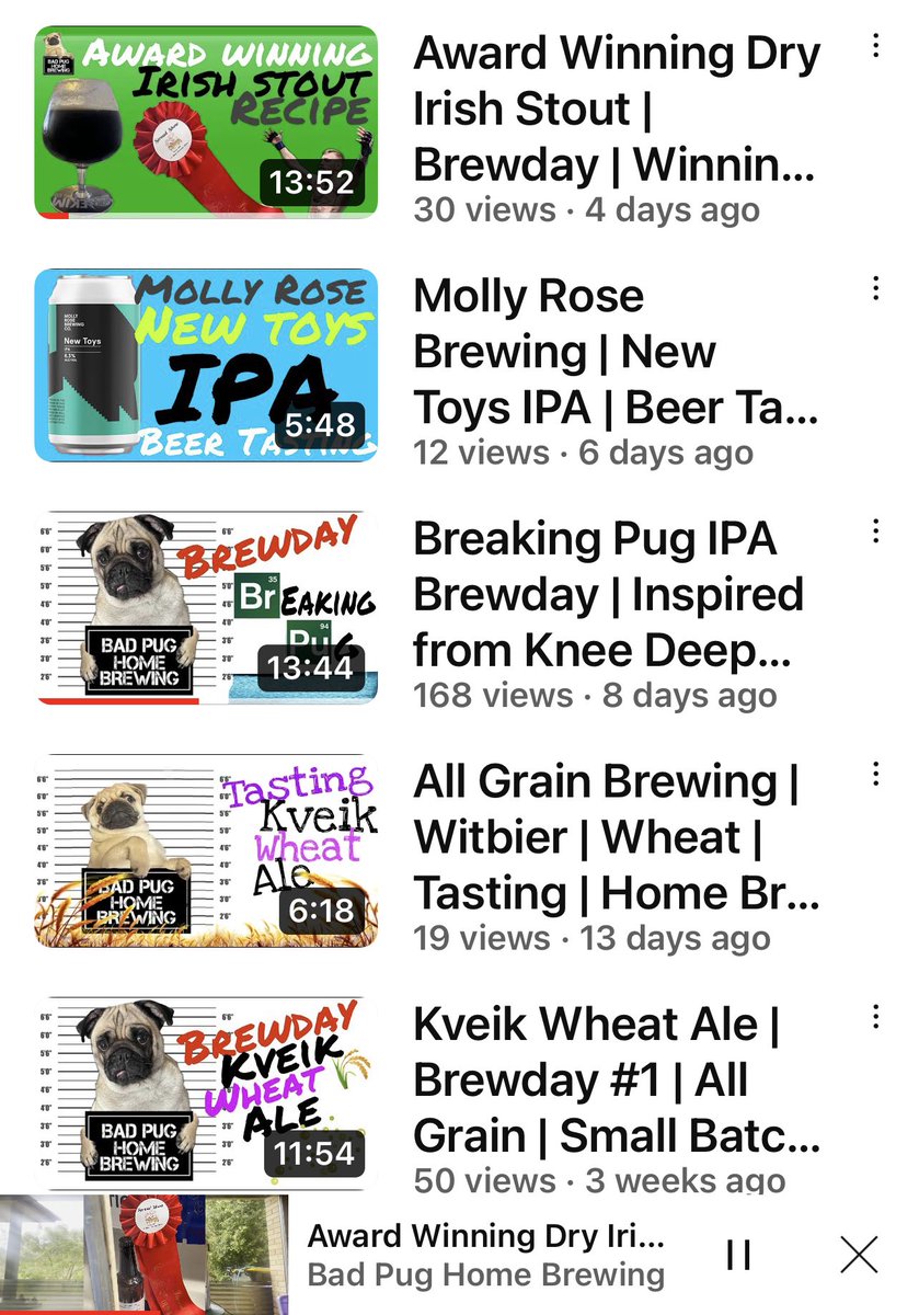 trashlee8's tweet photo. If you’re interested in homebrewing, or getting some beer reviews or want some excellent recipes and Hops ideas, jump onto Instagram and follow bad pug home brewing https://t.co/C8Kw9Blhgf