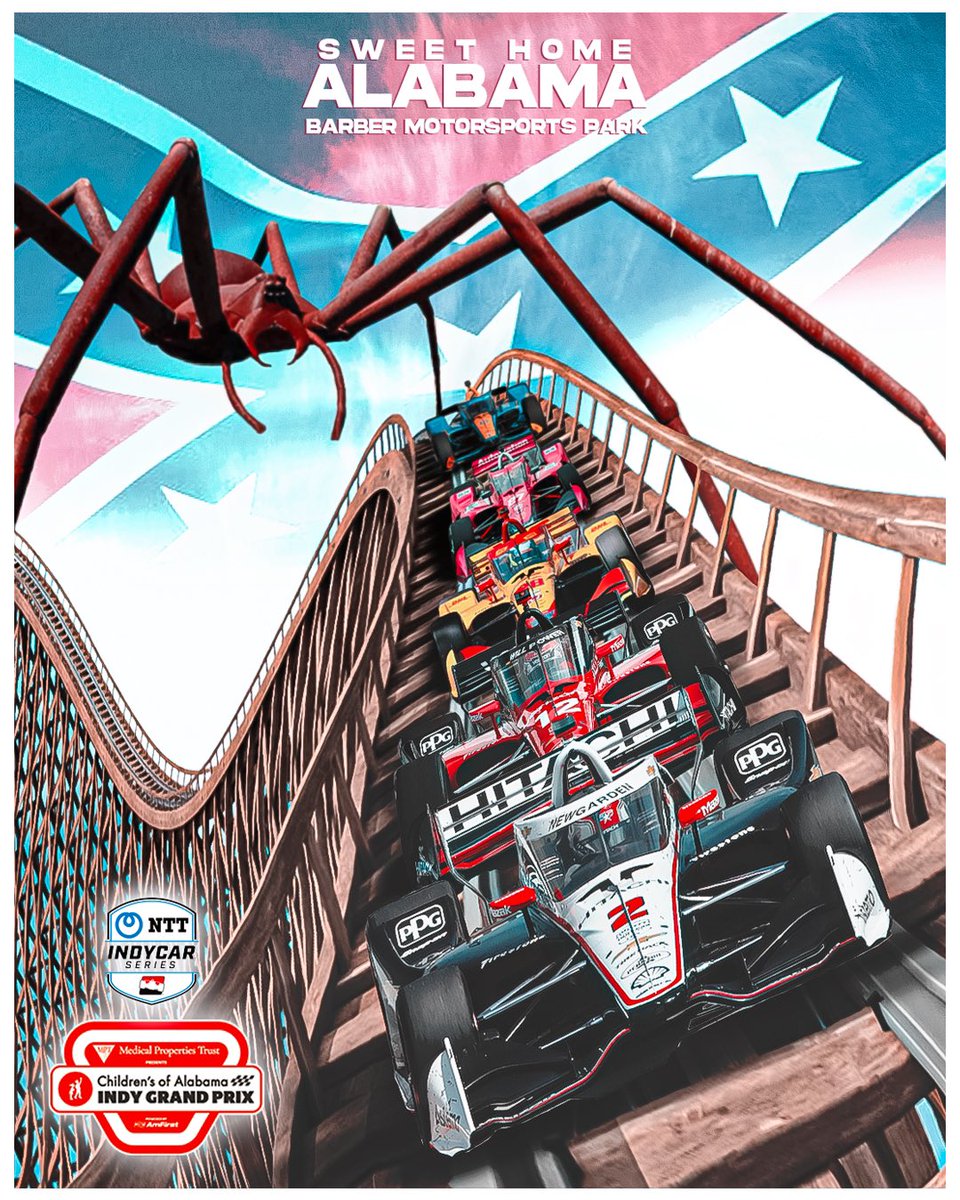 Indycar this weekend comes from the rollercoaster that is Barber Motorsports Park! 
@IndyCar 
#Indycar #IndycarBHM