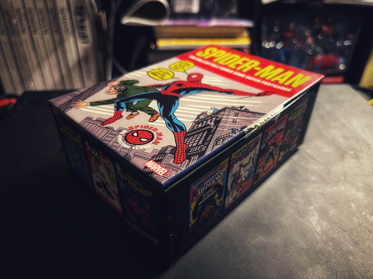 MonctonSpidey's tweet photo. Hey everyone! Received this as a gift today, opened it and loved the art so much, I’m going to share one per week here for everyone to see! Can’t wait to show these! #BeyondAmazing #Marvel #SpiderMan #PostCards 🤘🏻 https://t.co/0fgrh6EEqt