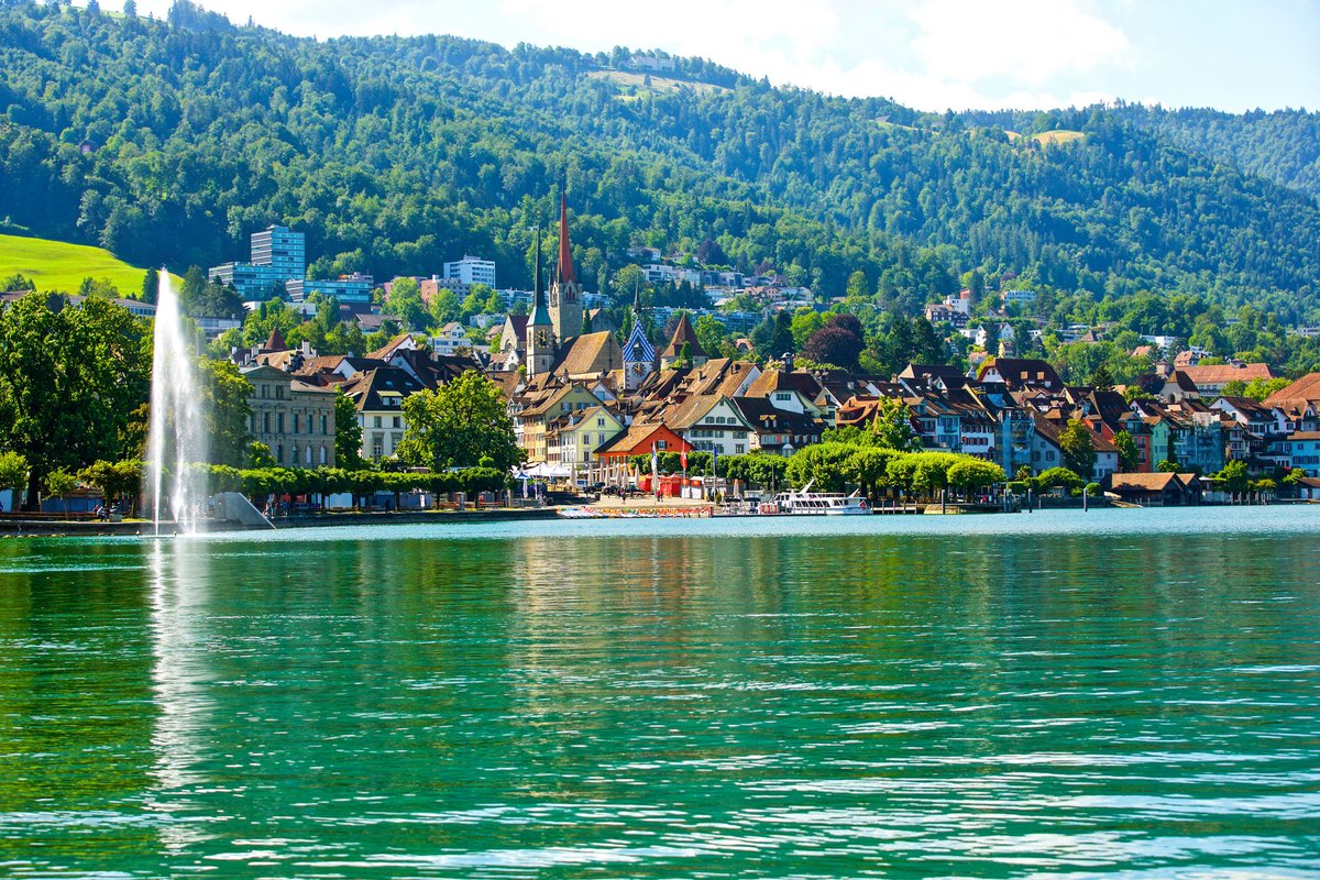 Zug is one of the charming cities in Switzerland, with its historic old town, scenic lakefront, and vibrant cultural scene.

#Zug #Switzerland #HistoricOldTown #ScenicLakefront #CulturalScene #cultural #travel #vibrant #historic #cities #beautiful