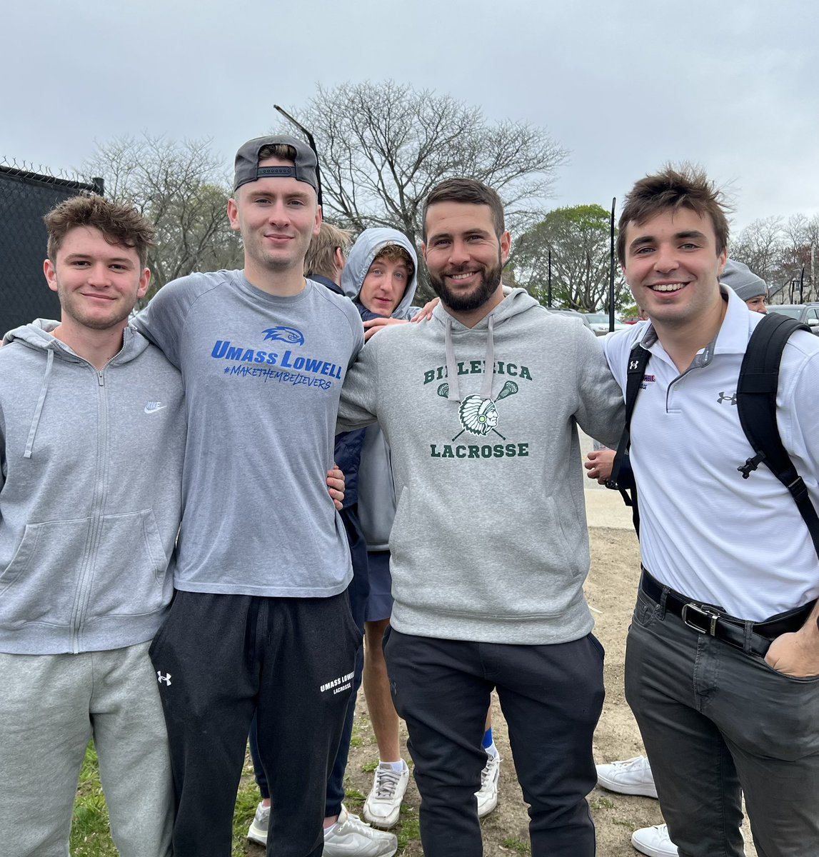 Houls's tweet photo. @LaxBillerica in the house at the season finale for @RiverHawkMLax https://t.co/HIHDhGGEL0