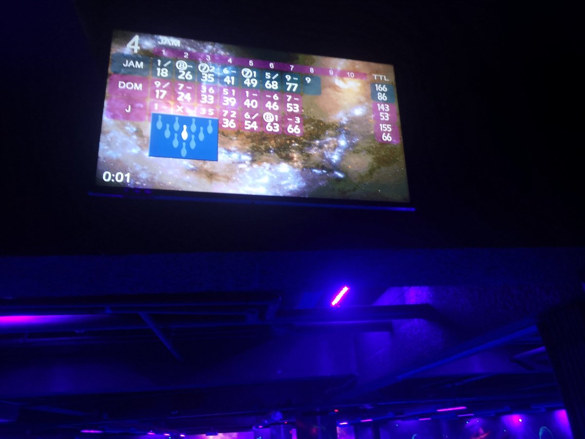 Had a great time space bowling tonight #Erasmus23