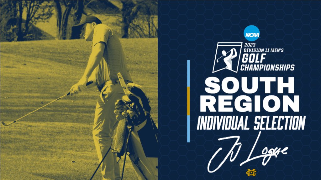 JJ Logue earns individual South Region selection to 2023 NCAA Division II Regional. 

📖bit.ly/3nfEr37