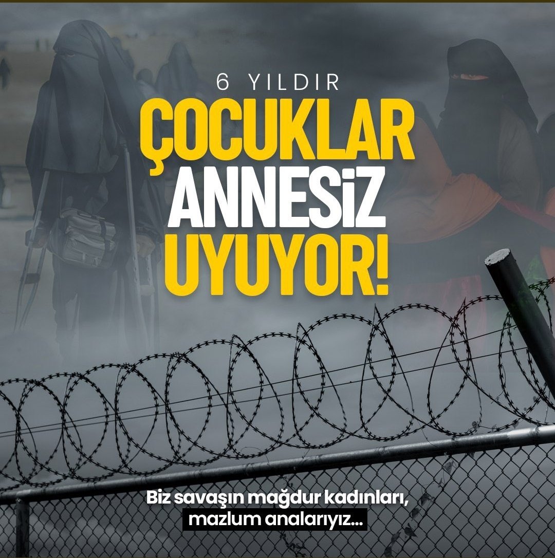 Yildir cocuklar annesiz uyuyor!

Biz savaşın mağdur kadınları, mazlum analarıyız...

Çocuklar Annesiz Uyuyor