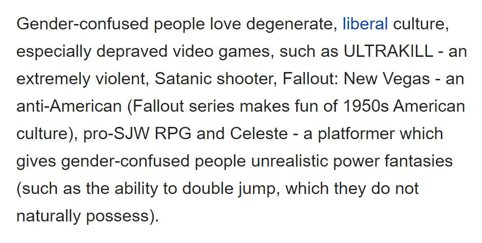 SocDoneLeft's tweet photo. this is the Conservapedia page for "gender confusion" https://t.co/S6JWodn5sW