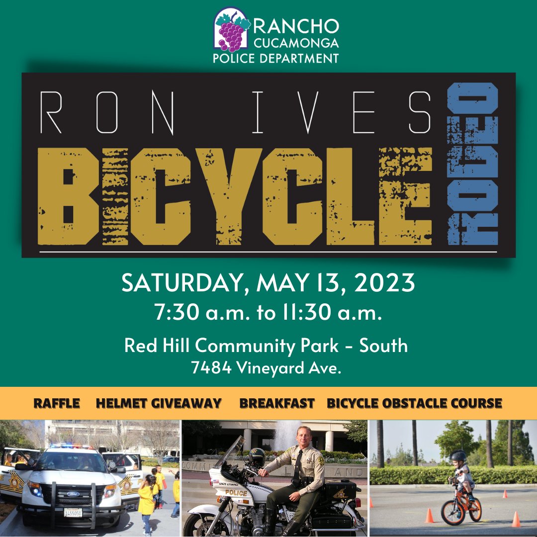 Rancho Cucamonga on Twitter "The ranchopd invites the to
