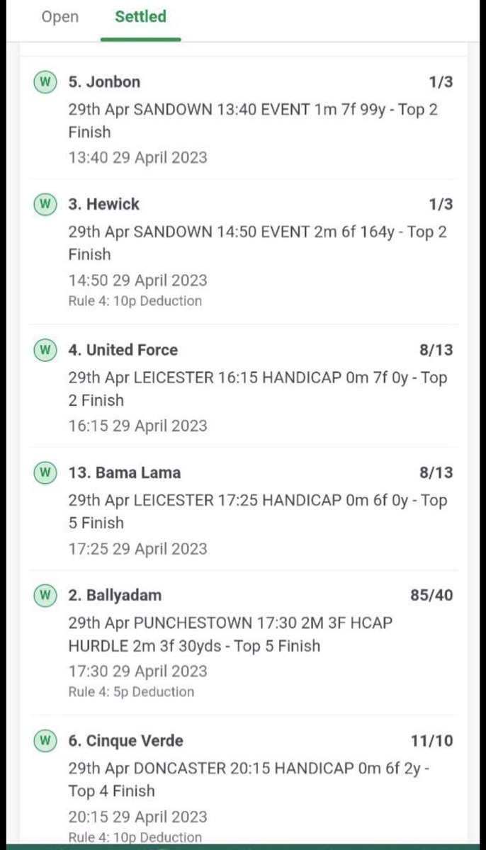 Jonathan_HRT21's tweet photo. 40/1 ACCA WINS / BIG TRIXIE BET WINS 💥💥💥💥💥

Also 4 winners at sandown what a fucking day!!✅

➡️ https://t.co/VkTanZXYge

Telegram Group 👆🏻 https://t.co/h6IfC2HCxl