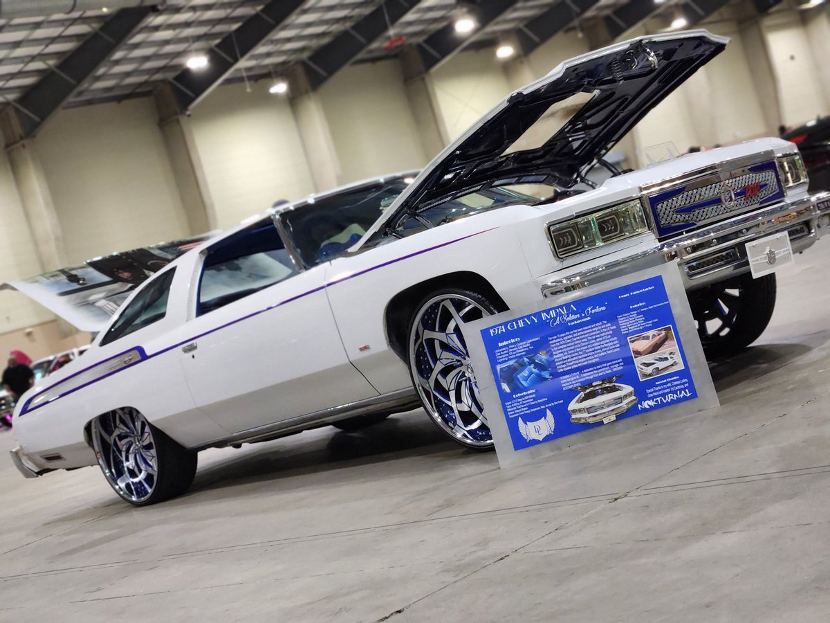 DLuxKreationz's tweet photo. Double duty today! This morning supporting @Canyon_Football #RedNation for their revamped 8th Grade Official Visit. Then, quick switch out to take #ASoldiersFortune to the car show with @NokSanAntonio at Freeman Coliseum. #96ImpalaSS #95ImpalaSS #76ImpalaDonk #IDoThisForFun 💯 https://t.co/FVpCEbE9CY