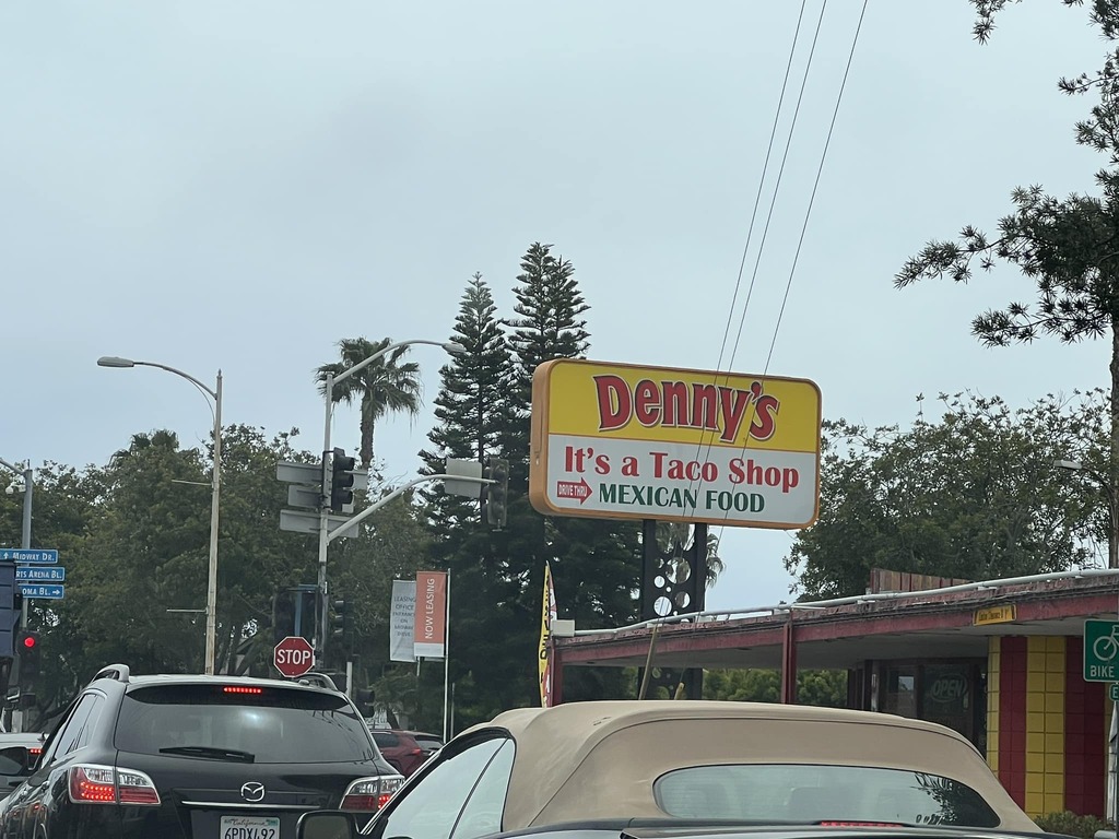 ZuoraGeek's tweet photo. I guess even Denny’s is Mexican in San Diego! https://t.co/EpUc1A2ASJ https://t.co/JHR5VK4wAQ