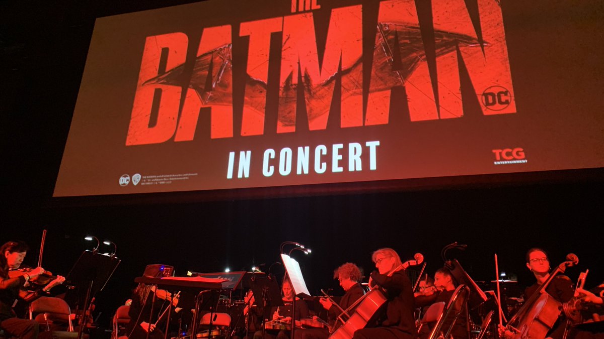 ianmsantos's tweet photo. More from last night’s absolutely phenomenal #TheBatmanInConcert in Miami. If you haven’t been to one of these shows and are a fan of music and movies, I highly recommend it.
•
#TheBatman
@MGPLiveNYC
@JamesLKnightCtr
@TheBatman
@Batman
@DCOfficial https://t.co/uH0f9q8SP0