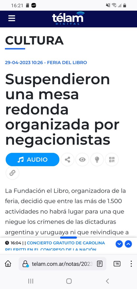 ¿Hace cuánto la Fundación que organiza la Feria en un predio apropiado por la Sociedad Rural sabía de esta charla?
Terminenla con la sorpresa.
Son los organizadores permanentes del sipasapasa.
Haganse cargo.