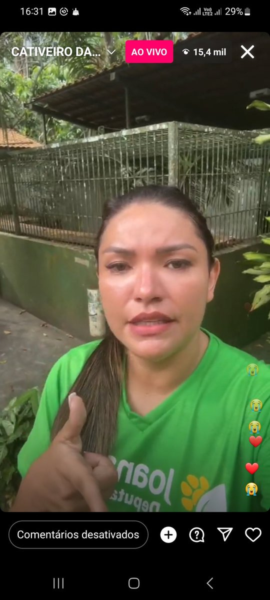 Eliabe76's tweet photo. A Dep. Estadual @joanadarc_am, Partido União Brasil, nesse momento está no Centros de Triagem de Animais Silvestres (Cetas) IBAMA Manaus/AM, mostrando a real situação q a Capivara Filó está, retiraram o animal do seu habit natural q era o convivio na Fazenda com seu tutor Agenor. https://t.co/HKdLHW8SRy