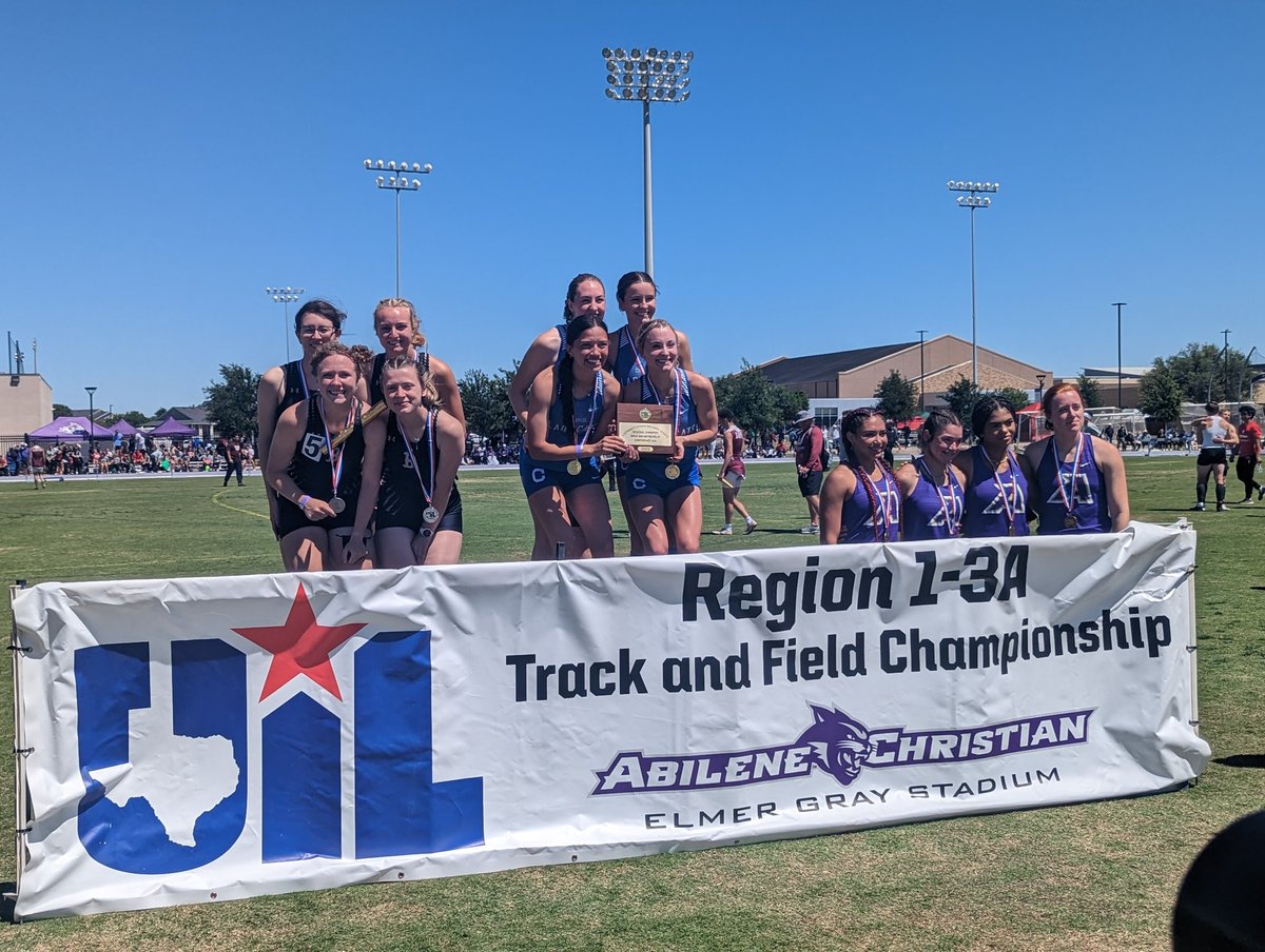 These Lady Falcons are flying high with another school record broken. The 800m relay qualifies for State and earns Silver at Regionals with a time of 1:44.03