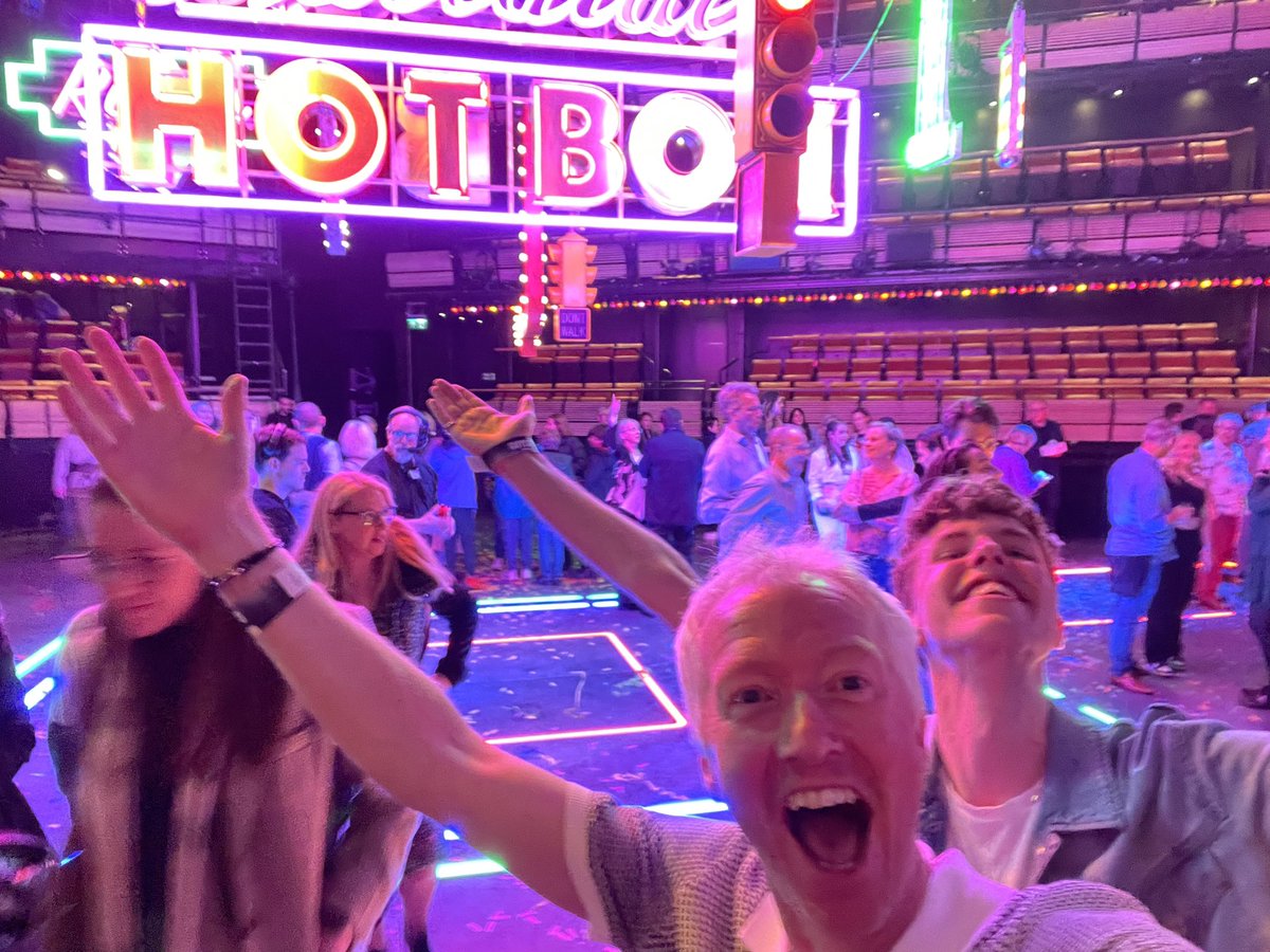 What a blast <a href="/_bridgetheatre/">Bridge Theatre</a> - the BEST experience I have ever had at a theatre. Guys and Dolls - 2 and a half hours of pure joy.  Just GO and immerse.