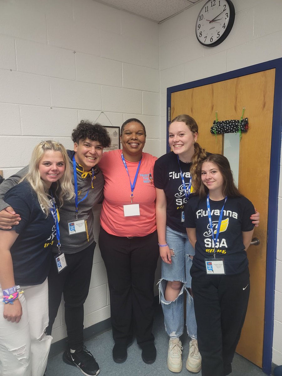 cherry_coach's tweet photo. The really cool part about today's @VHSLSLC2023 conference was having a few students from my high school in my session. Gave me ALL the feels! #Reminisced #GoFlucos #WhatsThat #IYKYK @FluvannaSports https://t.co/zHX9AazNAQ