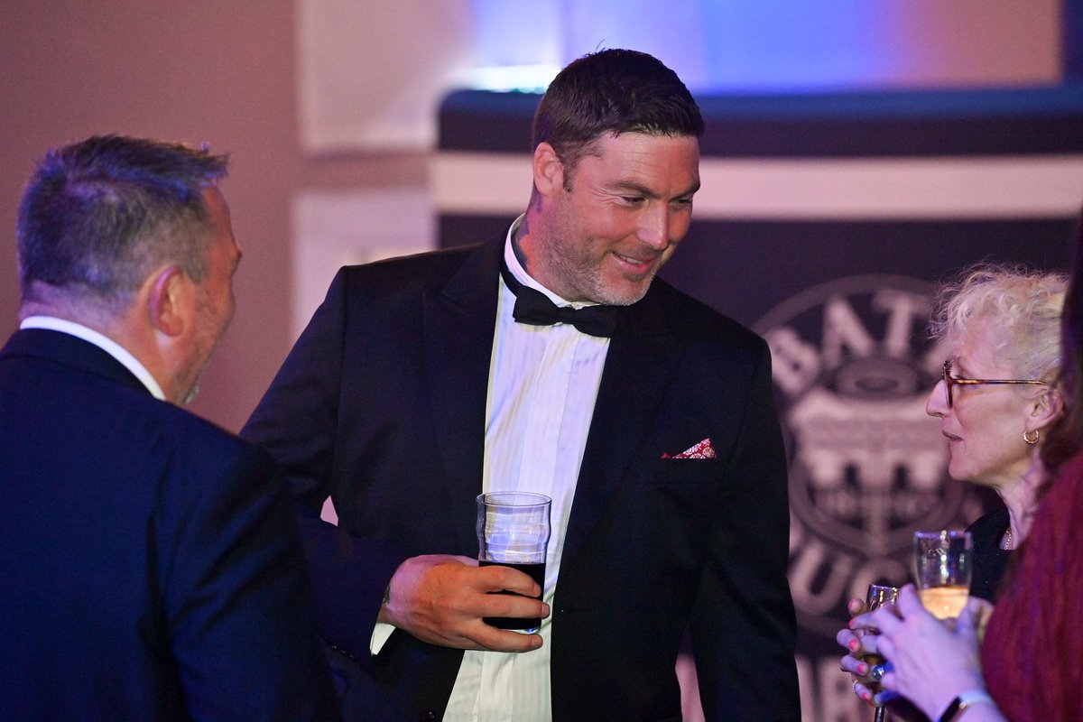 BathRugby's tweet photo. Good to have some familiar faces back for this evening’s Awards Night. 😍 https://t.co/ZaSEc37T1u