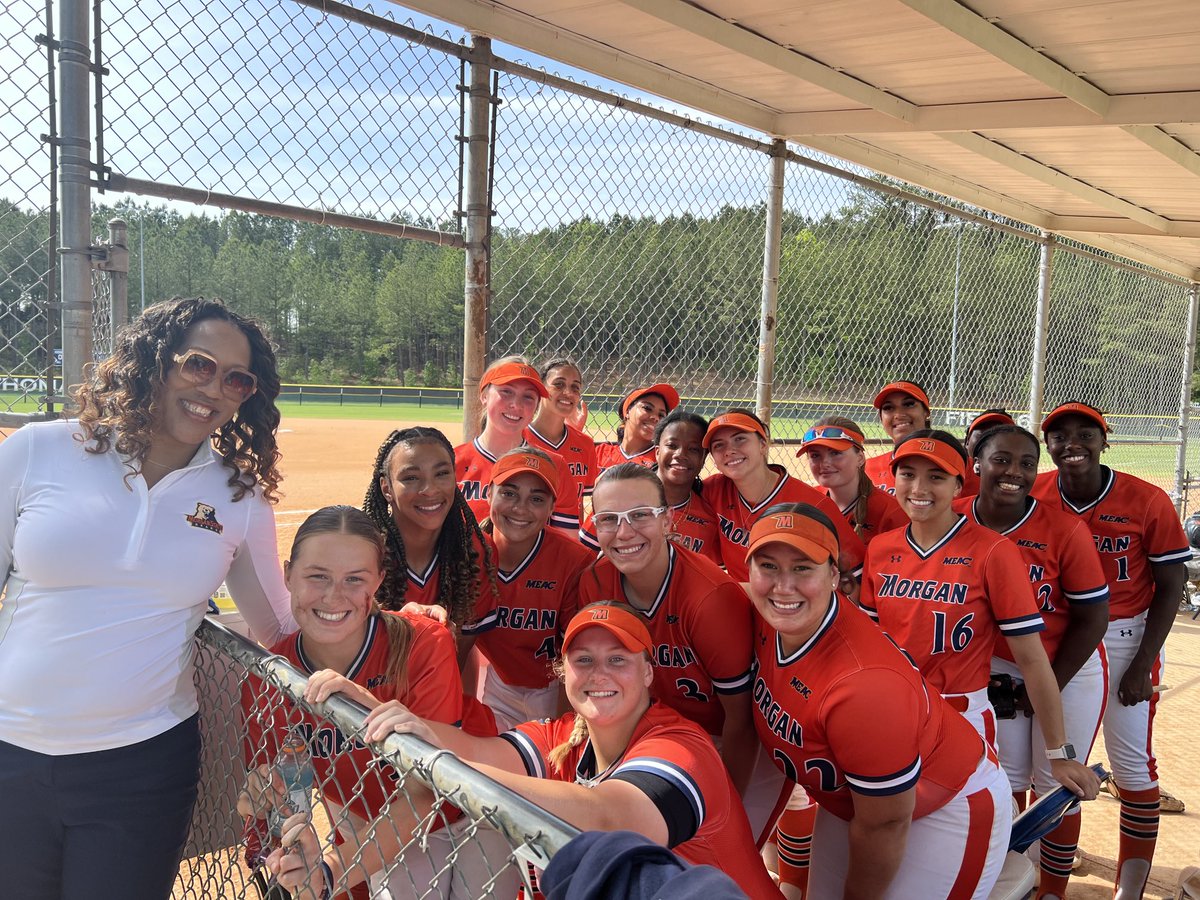 coachlisaj's tweet photo. Dena Freeman-Patton Vice President/Director of Athletics at Morgan State University celebrate 5-0 softball win over North Carolina Central University https://t.co/SA13pMmmUW