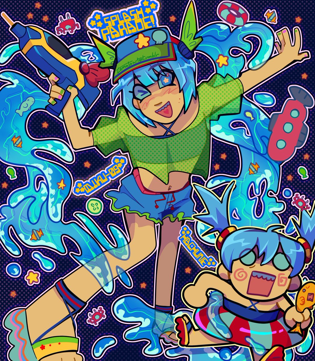 💥ZED ZONE💥 Birthday in 4 days 🎂 on Twitter "RT tomaarto SPLASH PARADE! hatsunemiku VOCALOID"