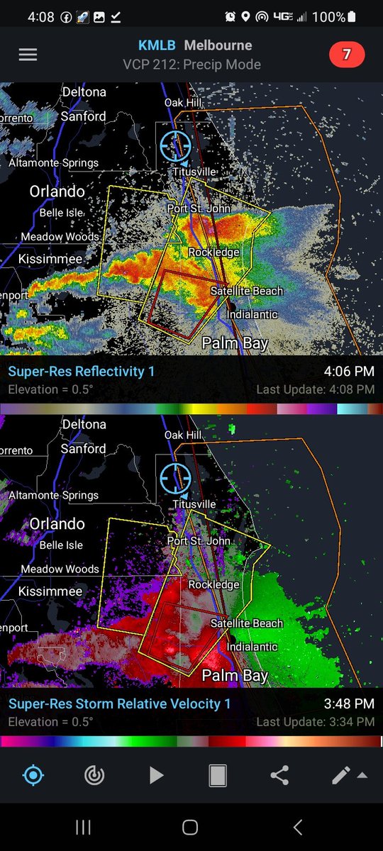 StormChaserJack's tweet photo. Approaching some #severeweather in #Florida right now under a #tornado watch. 

@NWSMelbourne @TMainolfiWESH #stormchasing https://t.co/Sr0gqcspiX