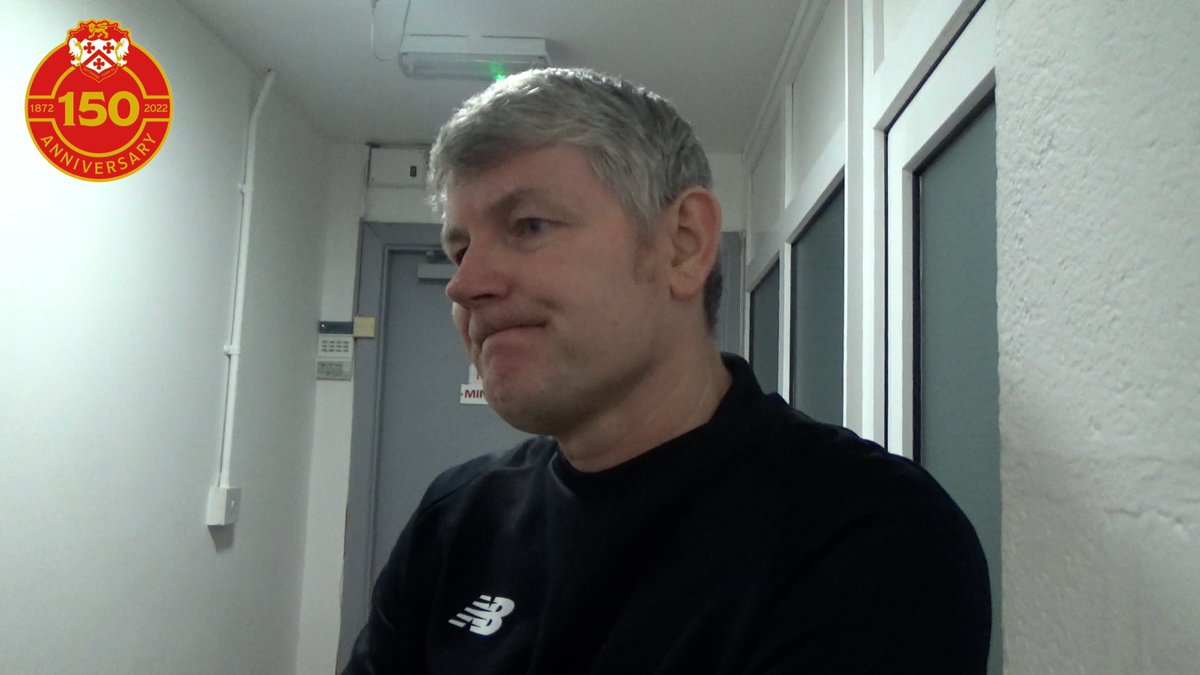 KTFCOfficial's tweet photo. 🎥POST MATCH INTERVIEW |

@Ed_Palmer96 speaks to Lee Glover following Kettering Town's 3-0 loss away at @khfcofficial  confirming Kettering Town's relegation from @TheVanaramaNL North.

https://t.co/vAZGAU20vL

#est1872 | #KIDKET | #KTFC https://t.co/V2AY2p7tnO