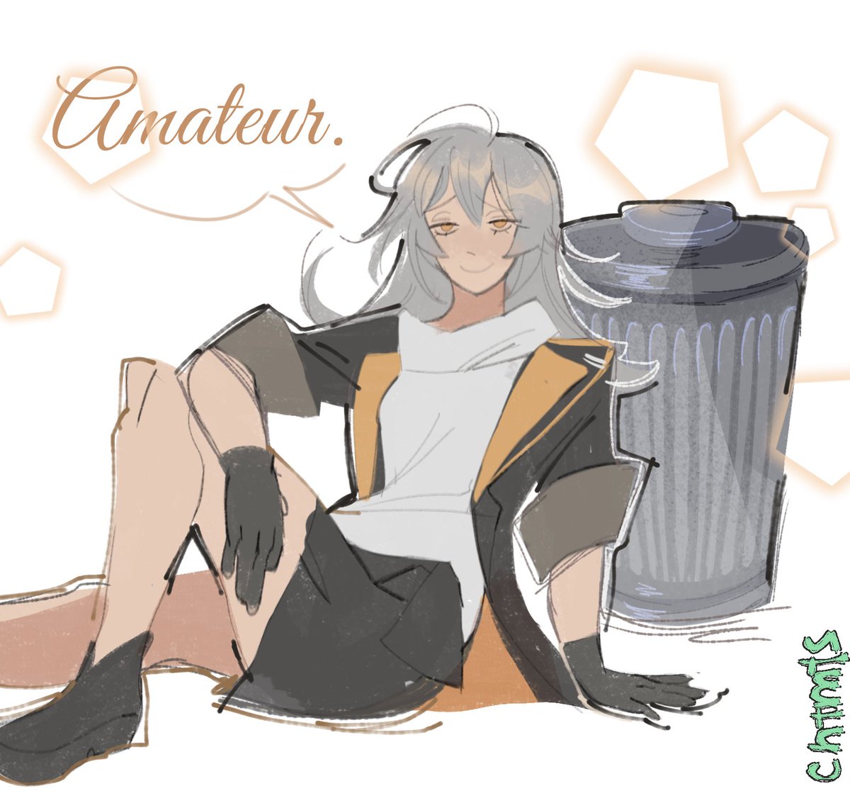 chattematsu's tweet photo. Damn I love hsr mc #GenshinImpact #HonkaiStarRail #Lumine #stelle https://t.co/5jKlj2BmRj