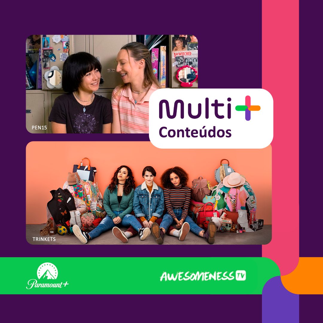 multimaistv's tweet photo. Conteúdo incrível com series teens para quem ama! #trinkets #pen15 #multimais #multi https://t.co/xJR5pS4srD