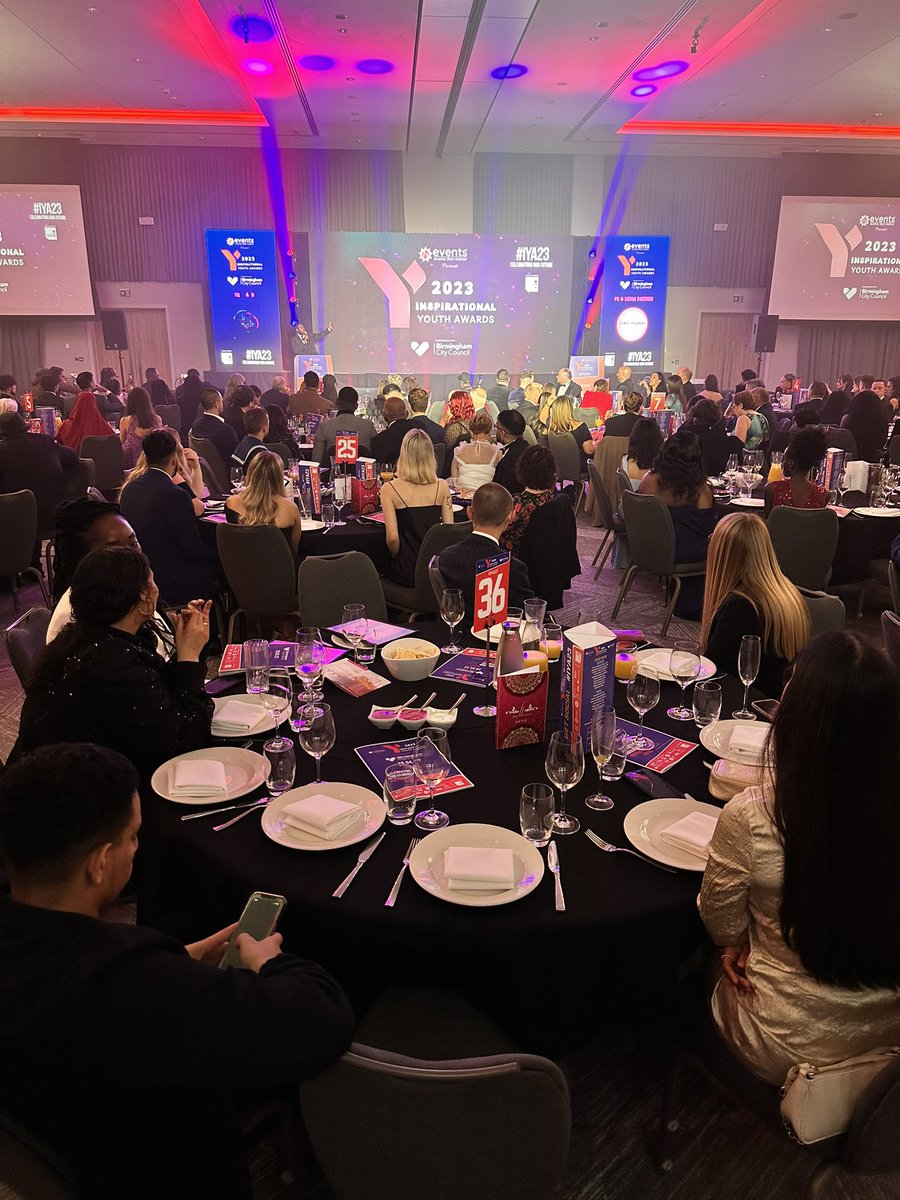 BirminghamAward's tweet photo. Really proud of my friends at #IYA23 who have their inaugural event this evening - well done to all the finalists and congrats to the winners https://t.co/KR2QW66qzS