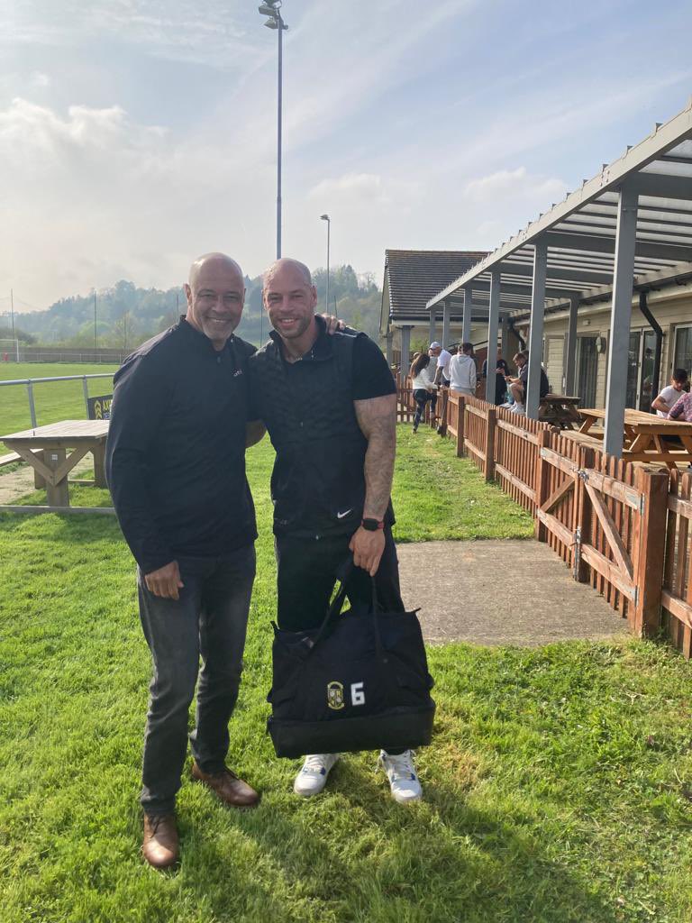 Very proud of my eldest son <a href="/chrismcgrath84/">Chris McGrath</a> who played a blinder today for <a href="/Axminstertownfc/">Axminster Town A.F.C</a> V <a href="/OfficialBoveyFC/">Bovey Tracey AFC</a> 
Great result, well done to both teams 👏🏽⚽️