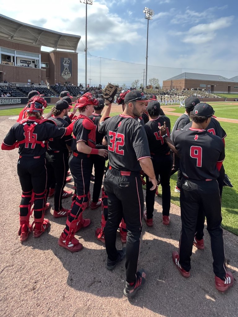 RutgersBaseball's tweet photo. Locking in for game two in West Lafayette. 

Game two against Purdue coming up at 5 PM on the @BigTenNetwork!

#TCD https://t.co/lc3IDu1GuI