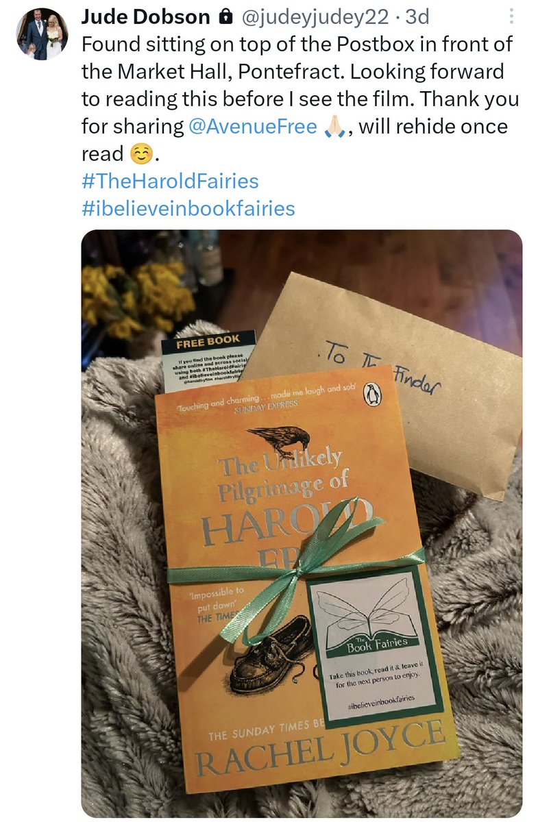 _AnnaBlight's tweet photo. #BookFound @the_bookfairies πππ https://t.co/Zymfj6zLds